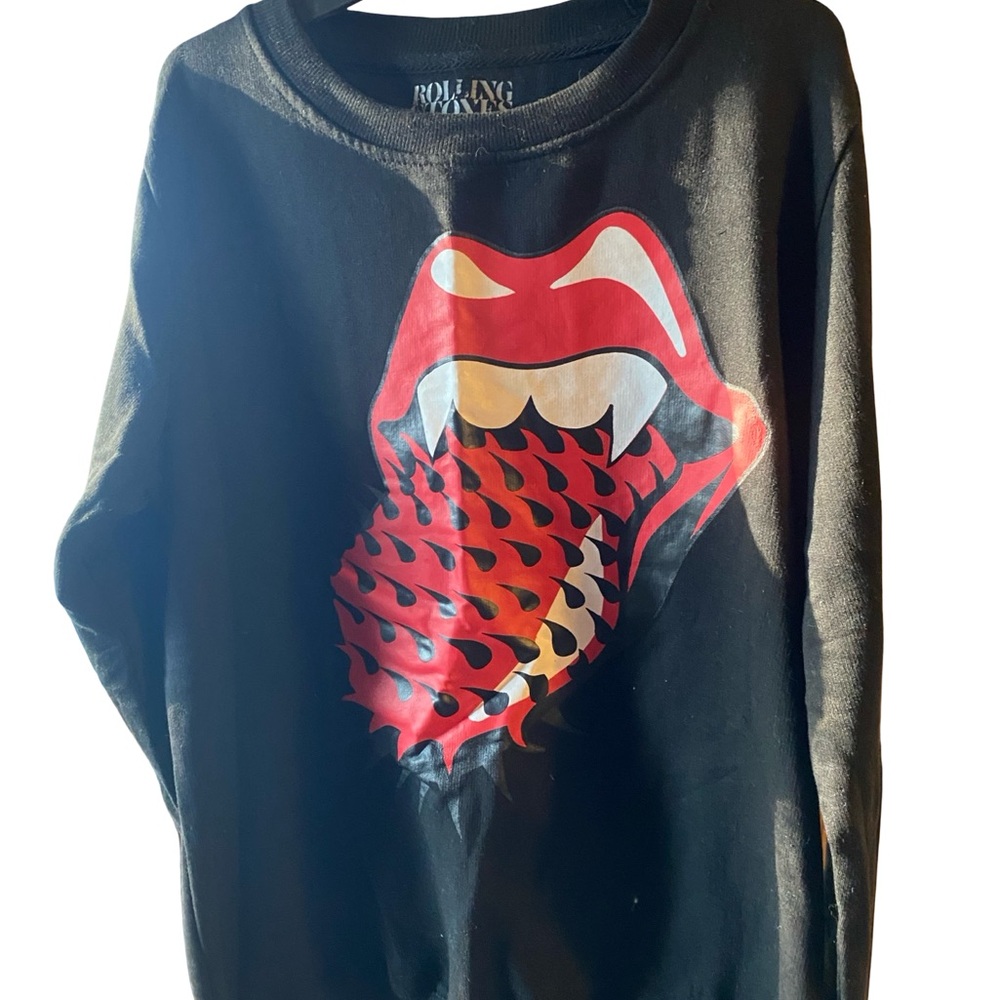 Rolling Stones Black Crewneck sweatshirt